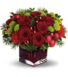 Teleflora's Merry & Bright from Brennan's Florist and Fine Gifts in Jersey City